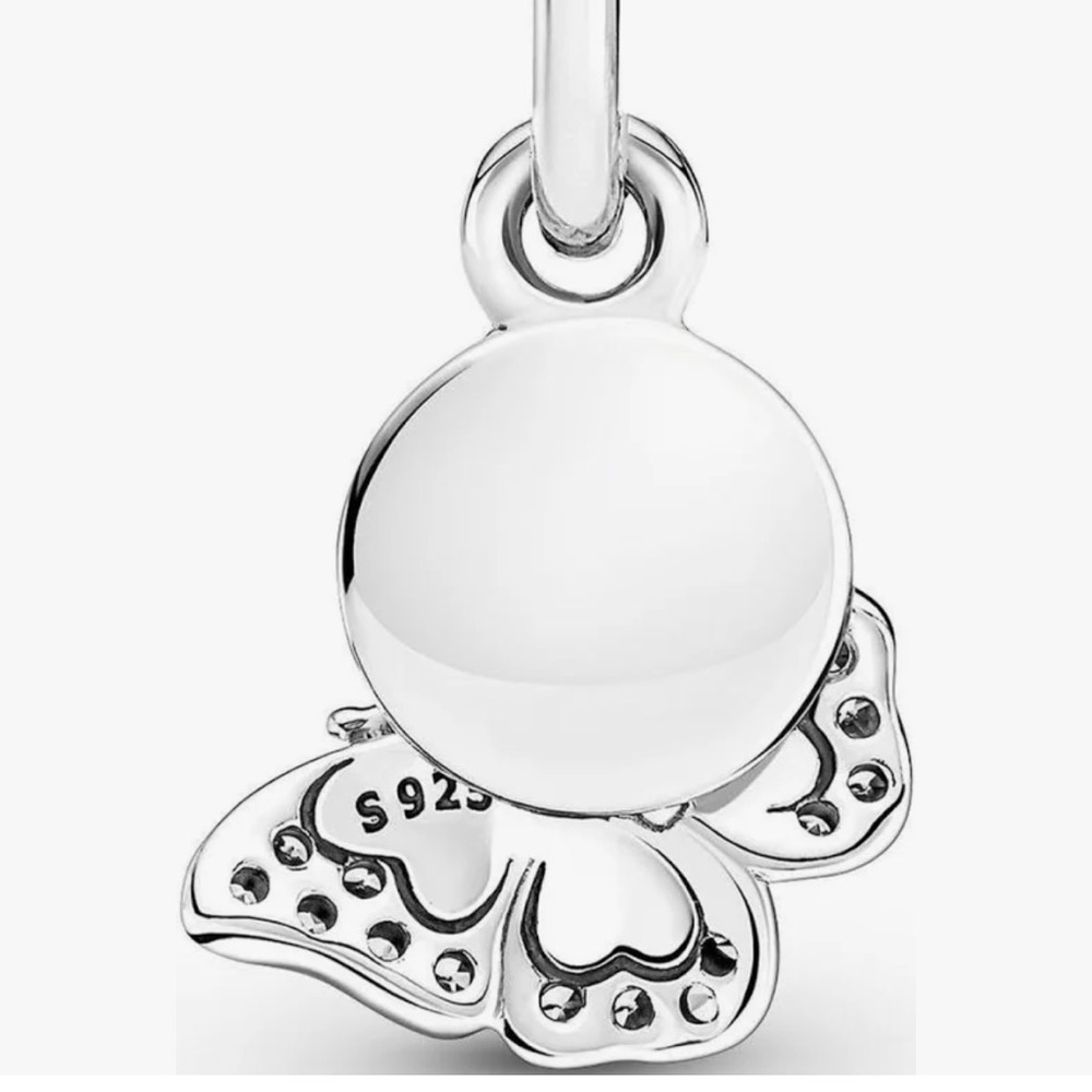 NWT Pandora One of a Kind Silver Butterfly Charm - Picture 4 of 8